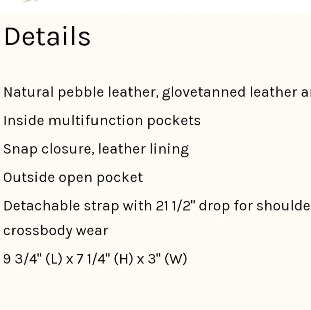 Coach Kat Saddle Bag